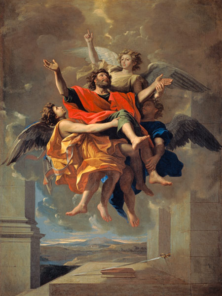 Die Verzückung des heiligen Paul von Nicolas Poussin