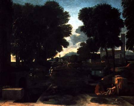 A Roman Road von Nicolas Poussin
