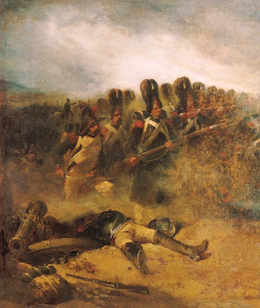 The Battle of Waterloo von Nicolas Toussaint Charlet