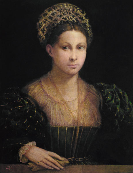 The Lady with the Green Turban von Nicolo dell' Abate