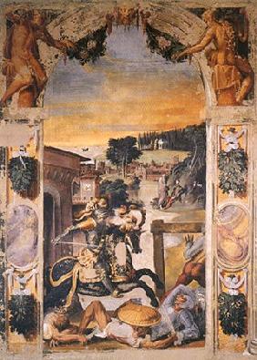 Ruggero flieht aus der Burg der Alcina 1547