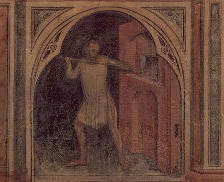 The Baker, from 'The Working World' cycle after Giotto von Nicolo & Stefano da Ferrara Miretto