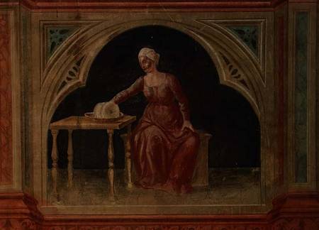 Lady in Waiting, after Giotto von Nicolo & Stefano da Ferrara Miretto