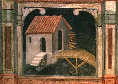 Watermill, from 'The Working World' cycle after Giotto von Nicolo & Stefano da Ferrara Miretto