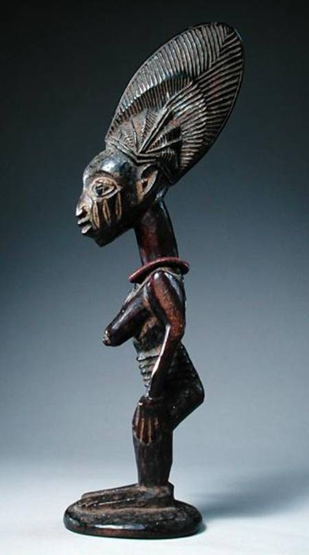 Standing Female Figure, Yoruba Culture von Nigerian