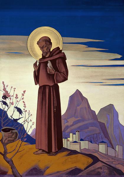 Der Heilige Franziskus von Nikolai Konstantinow Roerich