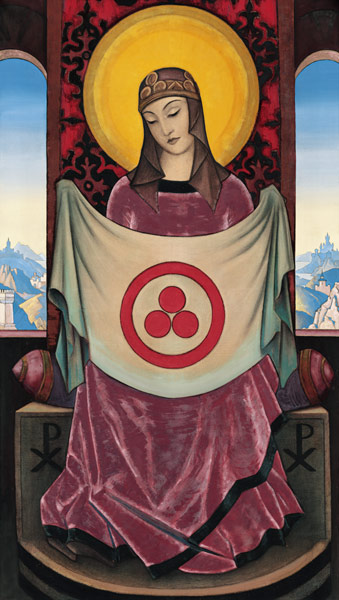 Madonna Oriflamma von Nikolai Konstantinow Roerich