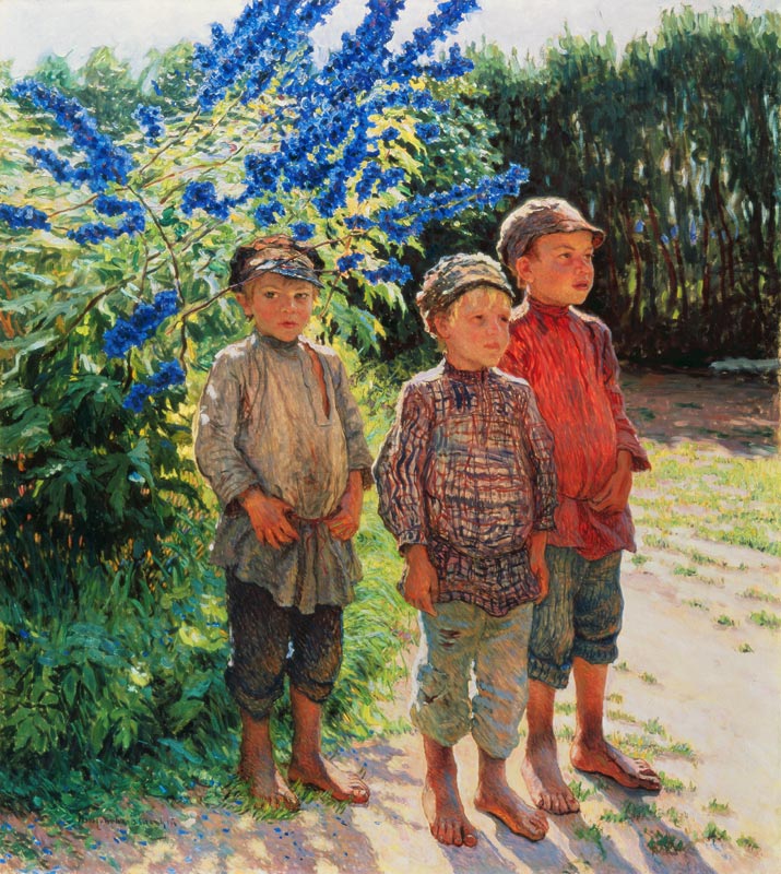 Bauernjungen von Nikolai P. Bogdanow-Bjelski