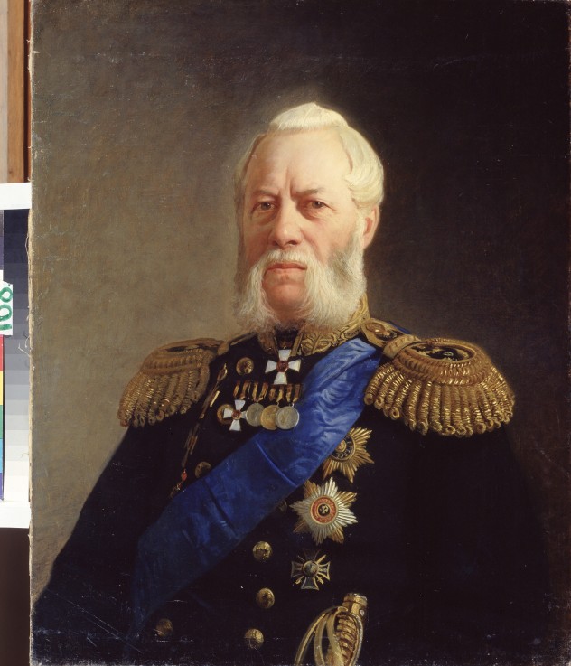 Bildnis Admiral Alexander Panfilow (1808-1874) von Nikolai Nikolajewitsch Ge