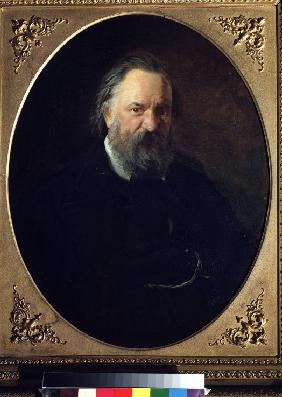 Porträt des Schriftstellers Alexander Herzen (1812-1870) 1867