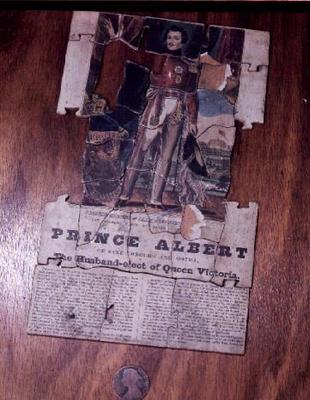 01:Prince Albert (1819-61), c.1839, (an English jigsaw puzzle) von 
