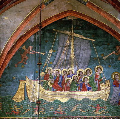 Peter's Ship: Storm on Lake Tiberias, after Giotto's 'Naviglia' (wall painting) detail of 106073 von 