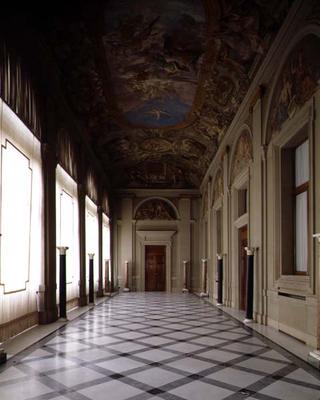 The interior loggia, designed by Flaminio Ponzio (c.1560-1613) 1589 (photo) von 