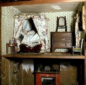 English Doll's House with original contents and wallpapers, c.1800 1760