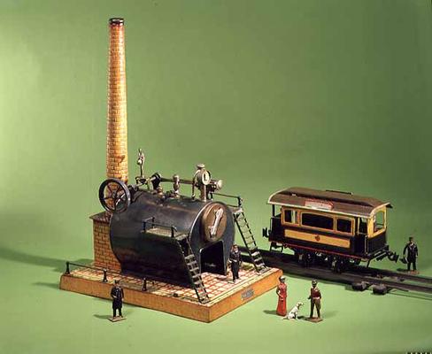 31:Bing stationary steam engine, c.1902; Carette street car, c.1904 von 
