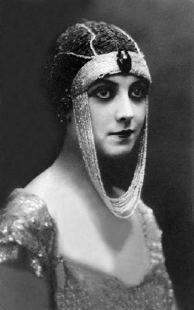Actress Musidora pseudonym of Jeanne Roques in 1919