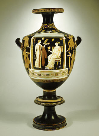 An Apulian Red-Figure Hydria And Stand, Attributed To The Underworld Painter von 