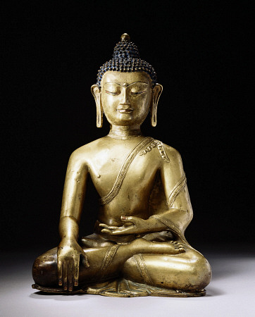 A Tibetan Bronze Figure Of Buddha Sakyamuni, Late 13th Century von 