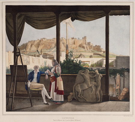 A View Of The Acropolis From The The French Consul, M von 
