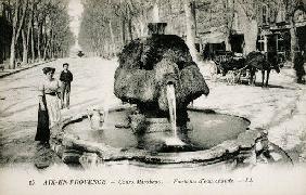 Aix-en-Pr., Fontaine d''eau chaude