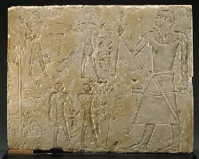 An Egyptian Limestone Relief