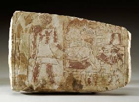 An Egyptian Middle Kingdom Limestone Relief