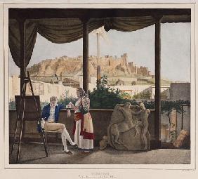 A View Of The Acropolis From The The French Consul, M