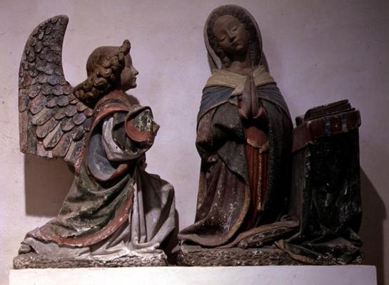 Annunciation (painted stone) von 