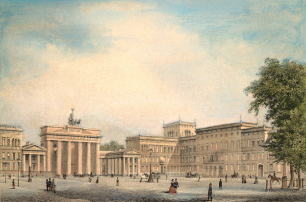 Berlin, Brandenburger Tor, um 1850 von 
