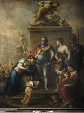 Bayern und die schönen Künste huldigen Kurfürst Carl Theodor 1794