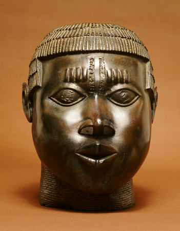 Benin Bronze Head von 