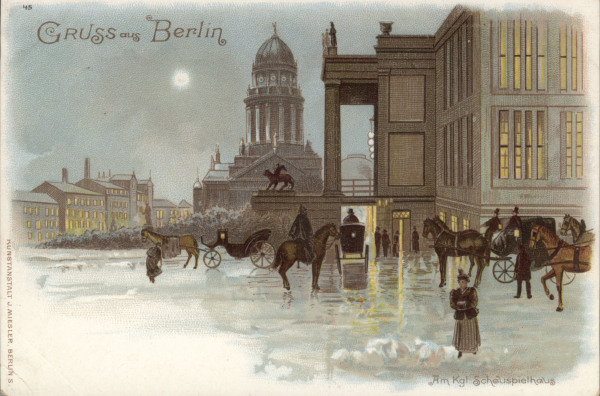 Berlin, Gendarmenmarkt , um 1900 von 