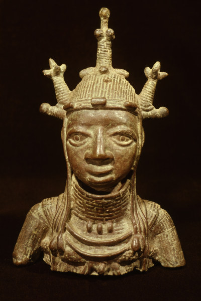Bueste, Benin, Nigeria / Bronze von 
