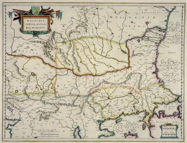 Bulgarien, Landkarte 1635 von 