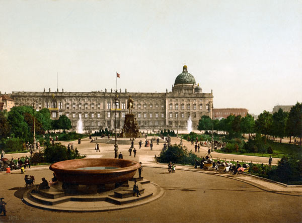 Berlin, Stadtschloß und Lustgarten 1898 von 