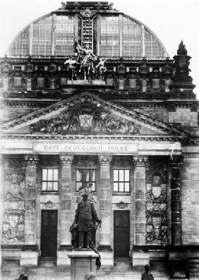 Berlin,Reichstag,Hauptportal,Inschrift