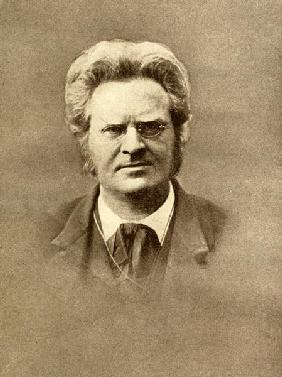 Bjornstjerne Martinius Bjornson (1832-1910) (b/w photo) 