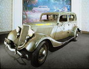 Bonnie and Clyde's 'bullet-riddled' Ford Sedan (colour photo) 19th