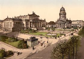 Berlin, Gendarmenmarkt um 1900