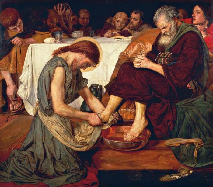 Christ washing Peter’s feet von 