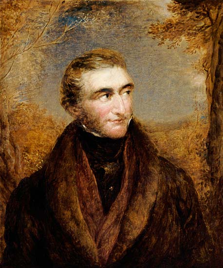 Portrait Of John Mallord William Turner, Half-Length, In A Brown Jacket, In A Landscape von 