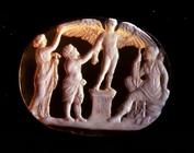 Cameo of Icarus and Daedalus with Persephone and Artemis, 1st century 1776