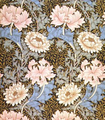 'Chrysanthemum' wallpaper designed by William Morris (1834-96), 1876 von 