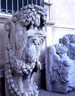 Corbels from the Palazzo la Corte (marble) von 