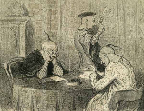 Des auteurs legers / H.Daumier von 