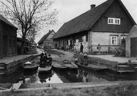 Dorfstrasse Spreewald,Anlegestelle/Foto