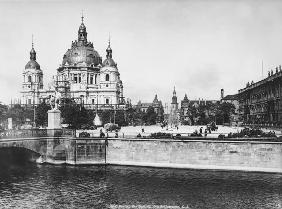 Der Dom mit Schloßplatz 1900