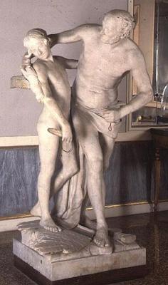 Daedalus and Icarus by Antonio Canova (1757-1822) (stone) von 