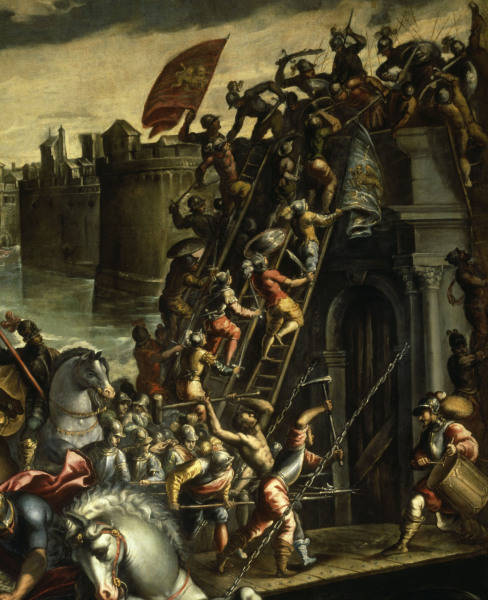 Eroberung von Zara 1202 / Tintoretto von 