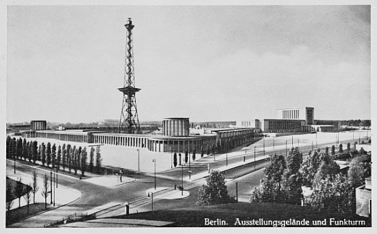 Exhibition Halls and Broadcasting Tower, Charlottenburg, Berlin, c.1930 von 